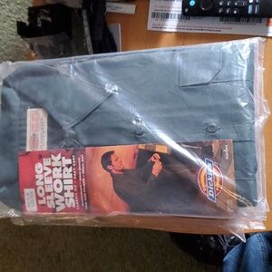 Long Sleeve Button Down Green Dickies 3XL